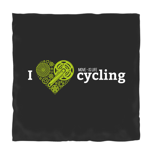 poduszki z napisami Poduszka.  I love cycling