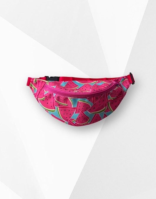 torebki, worki i plecaki dziecięce Nerka dziecięca saszetka arbuzy różowe