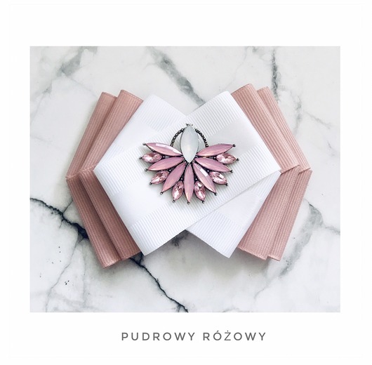 broszki Brosza  Z kryształkami pink NOWOŚĆ