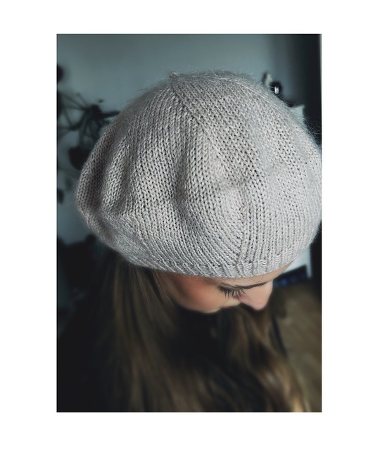 czapki damskie Beret Petite - Merino, kaszmir, jedwab , moher