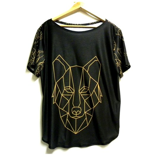 Bluzka damska,t-shirt ze wzorem wilk S-XL  Gaul Designs