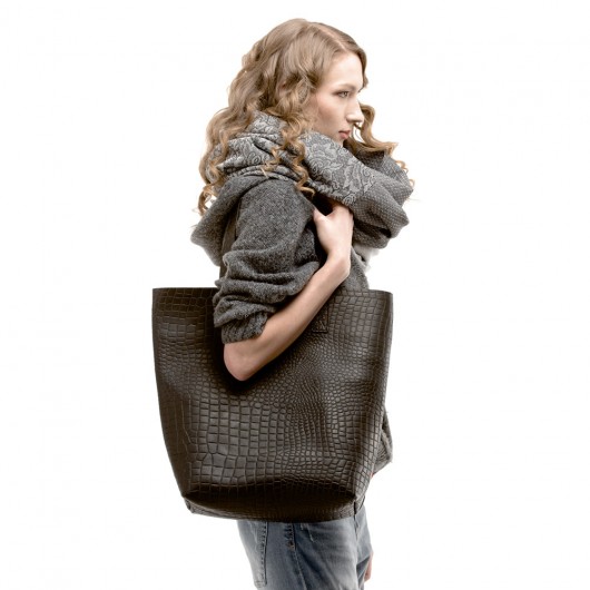 Skórzana Torebka Damska Shopper Snake CADOaccessories