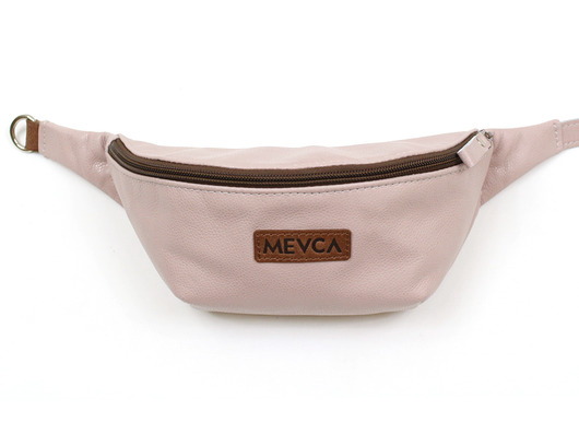 MEVCA Case Powder Pink skórzana nerka mevca