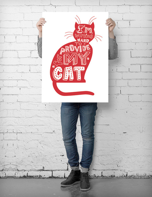 RED CAT | 50 x 70 Farsz