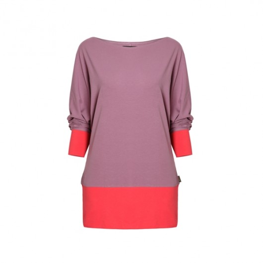 Bluzka oversize BAT heather&coral odCZAPY