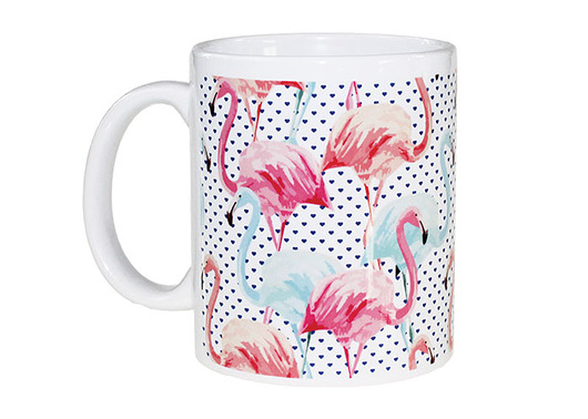 Kubek z nadrukiem - Flamingi AllbagAllprints