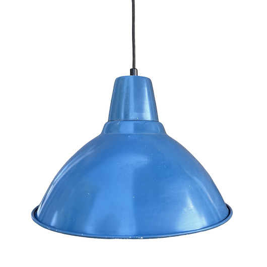 lampy wiszące IKEA FOTO proj. L. Centervall lampa wisząca industrialna niebieska lata 90.