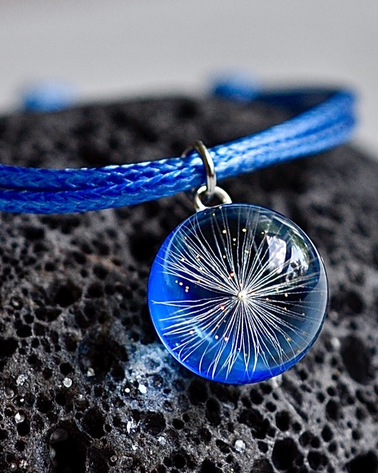 Bransoletka sznurkowa z dmuchawcem Grol Jewellery