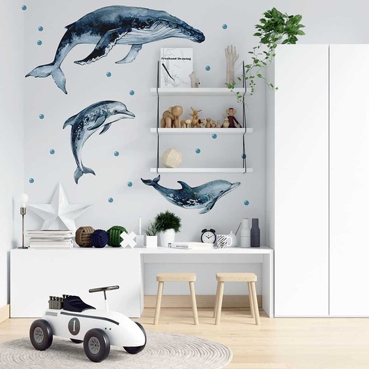 naklejki ścienne do pokoju dziecka Ocean - Naklejki Na Ścianę Dla Dzieci - Wzór 3