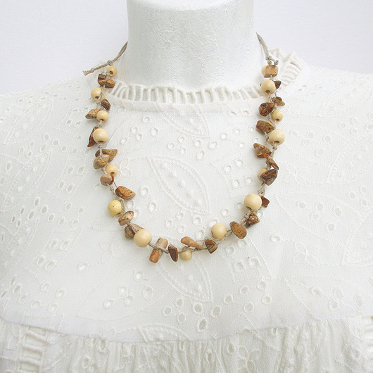 naszyjniki - inne Gaja Naszyjnik bez metalu