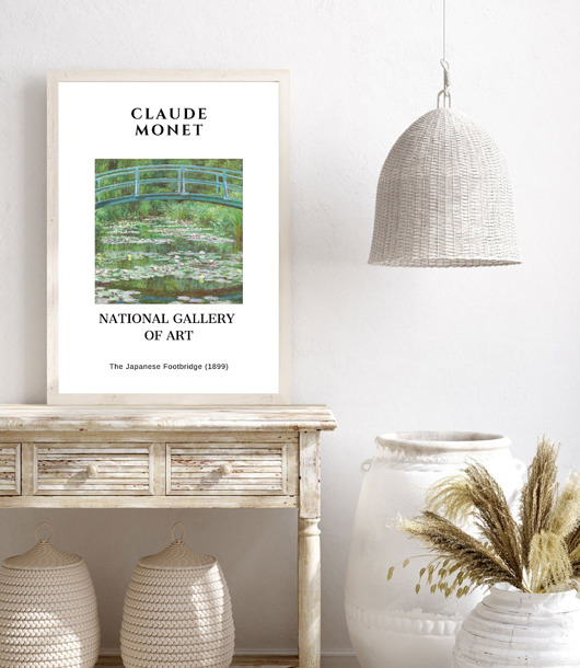 plakaty PLAKAT Monet, plakat wystawowy, impresjonizm
