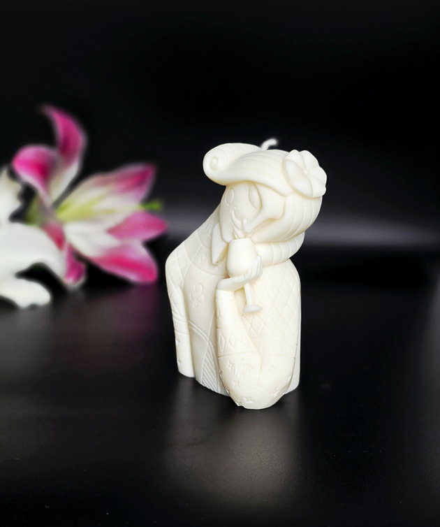 świeczniki i świece Świeca sojowa - Król Pik