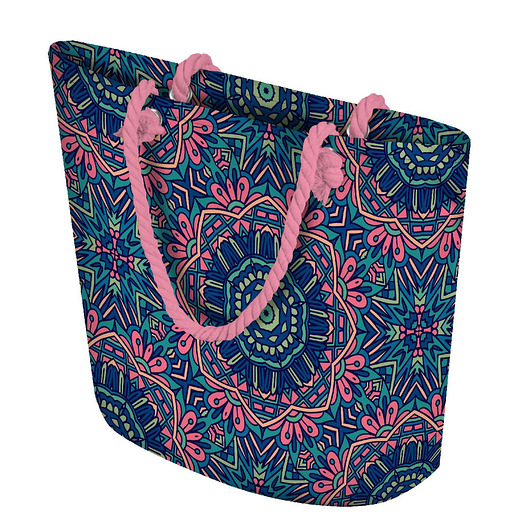 torby XXL Torba Shopper - KOLOROWA MANDALA 4