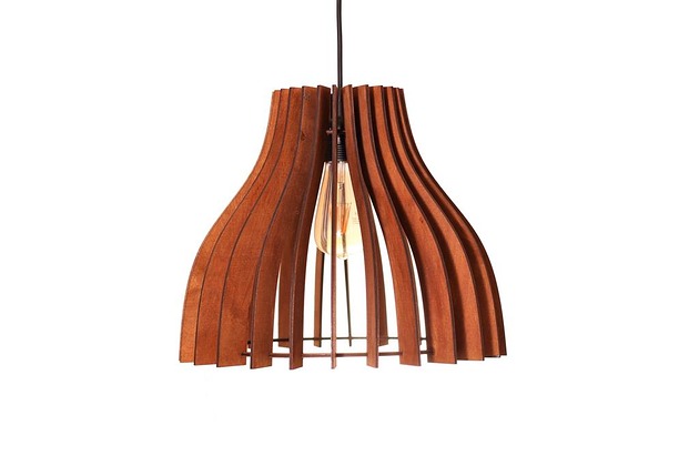 Lampa Rico hazelnut skandynawska Woody Home