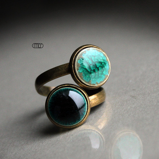 pierścionki złote Spękany