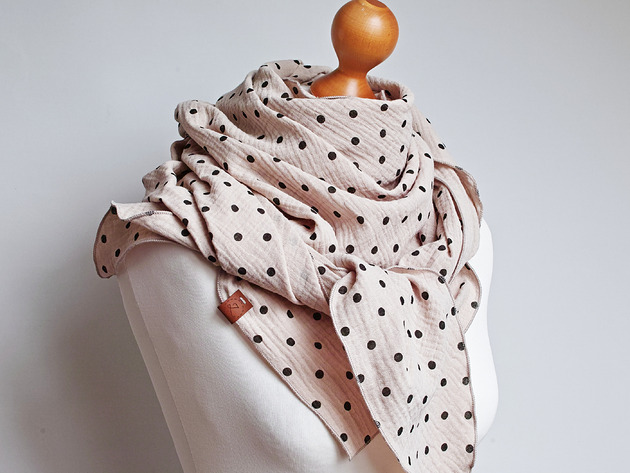 apaszki Chusta muślinowa damska , chusta bawełniana na jesień