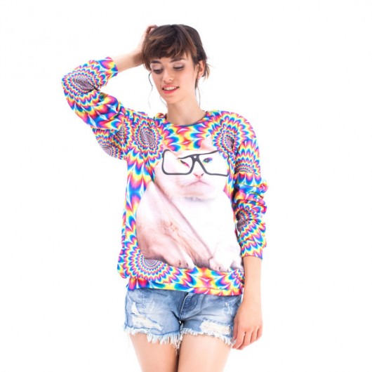 Fat Cat sweater Mr Gugu Miss Go