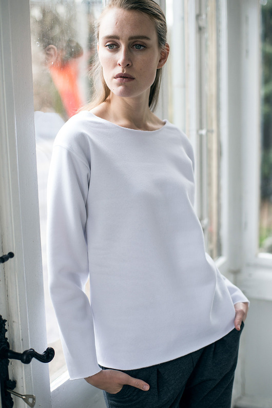 OVAL WHITE Bluza Oversize GAU great as You