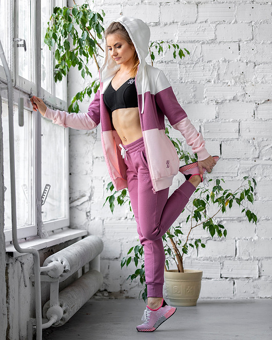 bluza z kapturem damska Bluza 3 kolory rozsuwana LILA