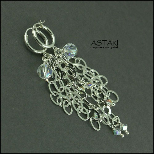 kryształ SWAROVSKI I ŁAŃCUSZKI - CRYSTAL AB Astari