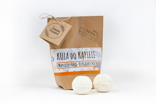 produkty do kąpieli Kula do kąpieli Mandarynka - Bergamotka