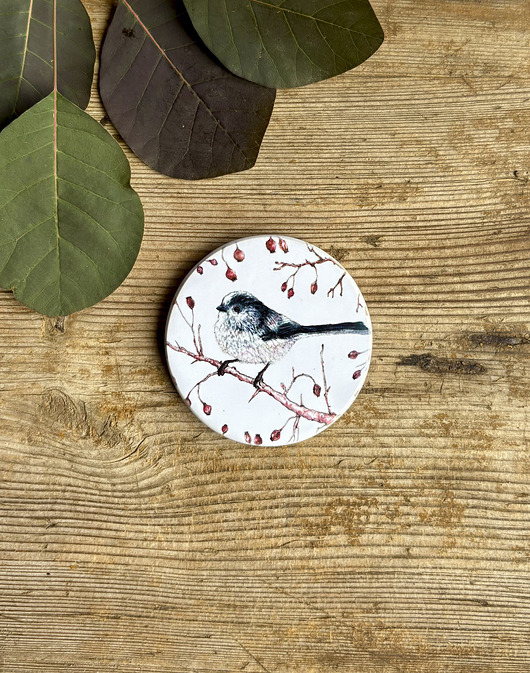 magnesy Raniuszek- Magnes ceramiczny- Ilustracja- Ptaki