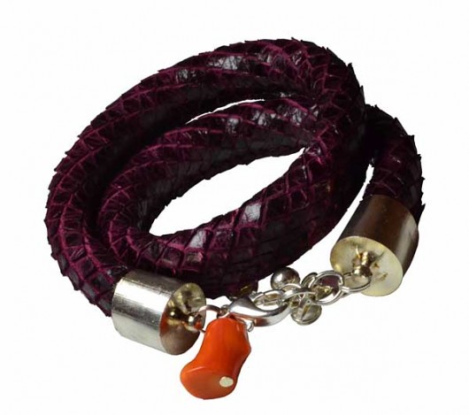 Bransoletka - Snake Purple /ZAMOWIENIE SEKRETNIK Kat of Colours