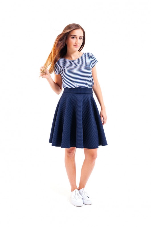 Spódnica - Navy Blue Miss Trouble