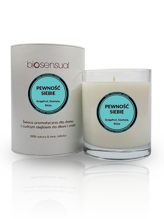 świece zapachowe Świeca do masażu i aromaterapii PEWNOŚĆ SIEBIE 200g