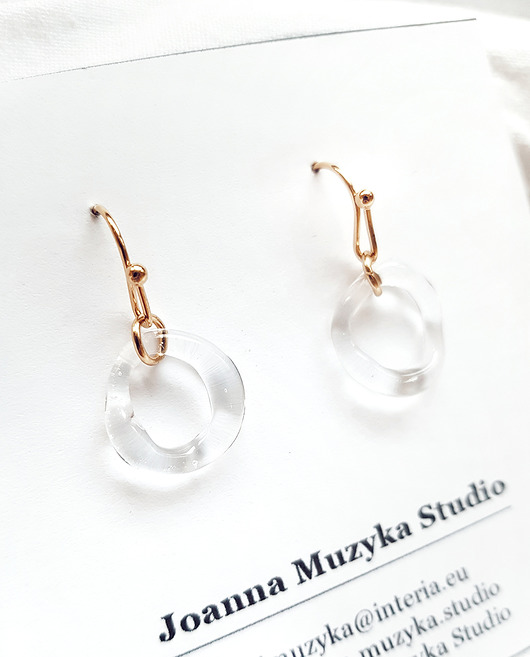MINIMALISTIC - kolczyki ze szkła Joanna Muzyka Studio