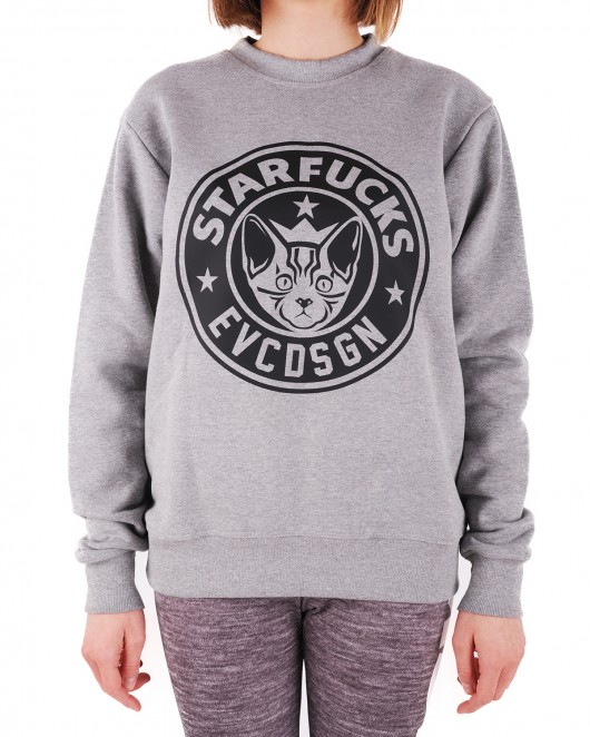 EVC DSGN / bluza Strafucks SWTR / grey EVC DSGN