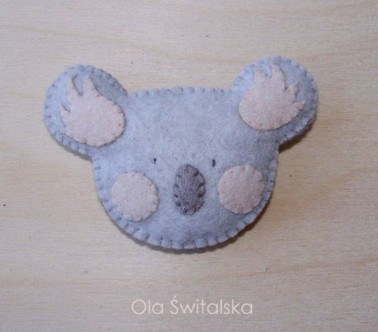 KOALA - broszka z serii HUG ATTACK! OlivonOli