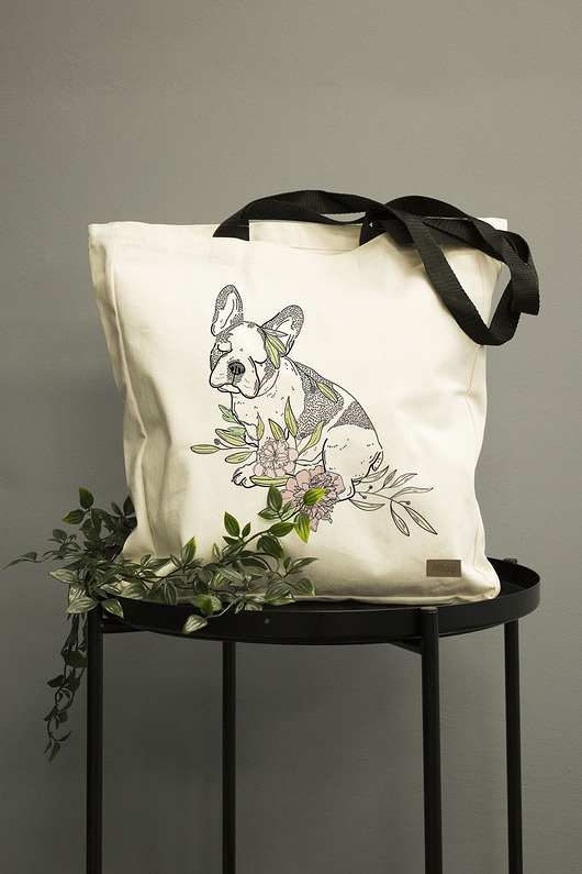 Torba bawełniana Buldożek AllbagAllprints