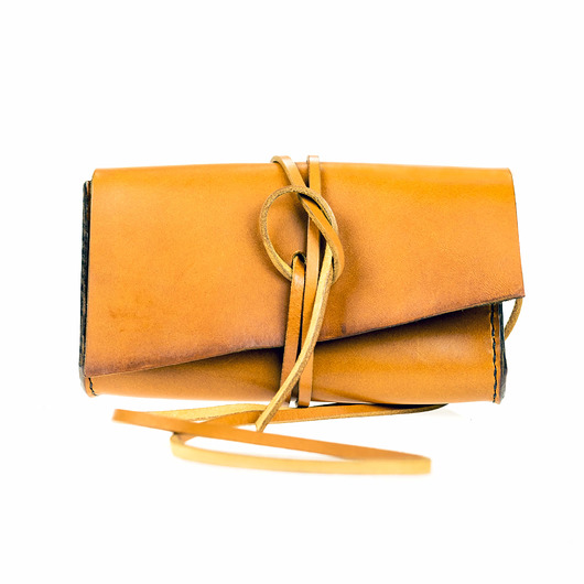 Torebka skórzana OFFME FREE S koniak HandMade offME