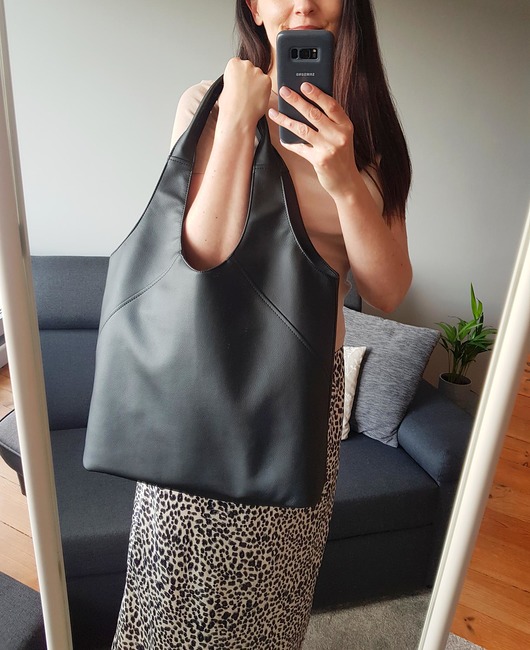 torby na ramię Torebka damska Hobo czarna
