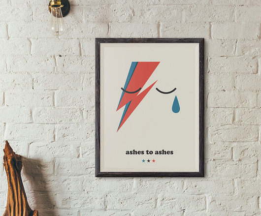 plakat | a3 | Bowie Klawe Rzeczy