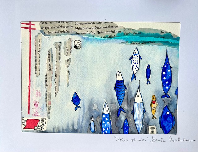 grafiki i ilustracje Fishes stories 7