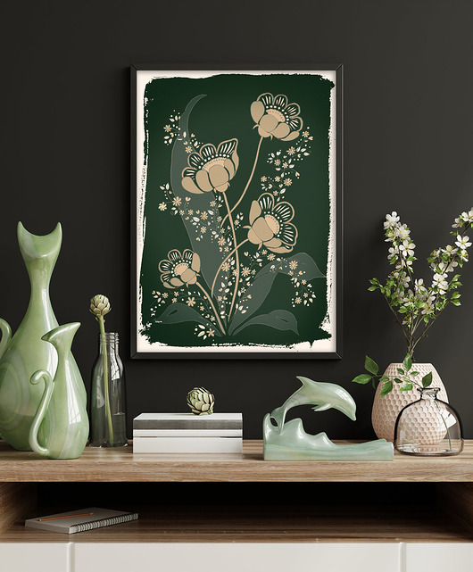 grafiki i ilustracje Kwiaty IX