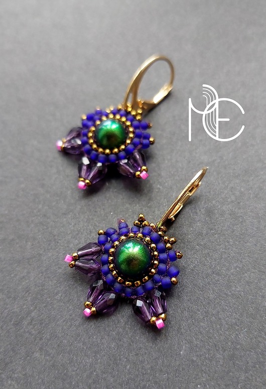 kolczyki swarovski Kolczyki Swarovski mini trójpłatki