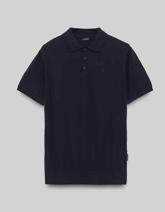 t-shirty męskie Koszulka polo colliano granatowy