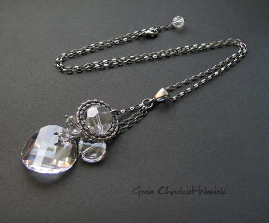 kryształ Swarovski - Round and round Gosia Chruściel-Waniek