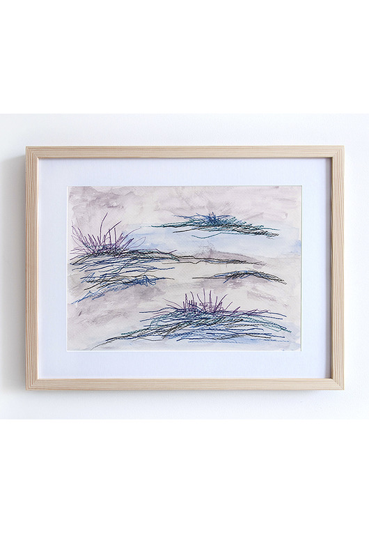 obrazy ORYGINAŁ - PEJZAŻ NO.17 - 21 cm x 30 cm