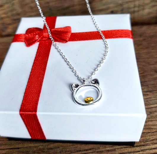 srebrne naszyjniki Świnka naszyjnik na szczęście