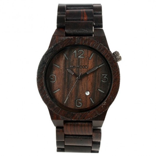 drewniany zegarek WeWood ALPHA BLACK wewood