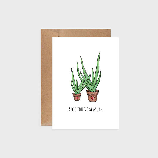 Kartka okolicznościowa, Aloe Vera Joanna Klupś