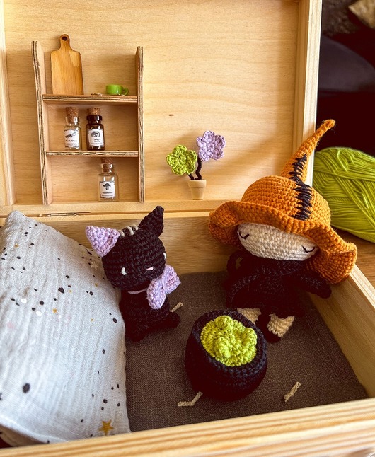 klocki i zabawki drewniane Domek Czarownicy