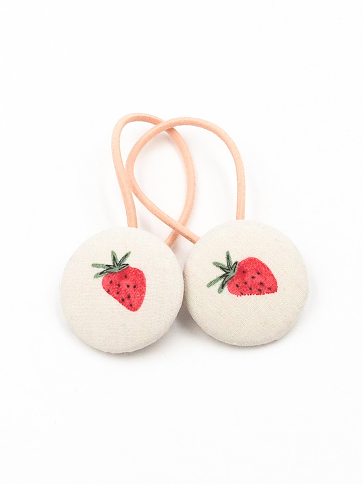 ozdoby do włosów dla dzieci Gumki do włosów w truskawki Strawberry