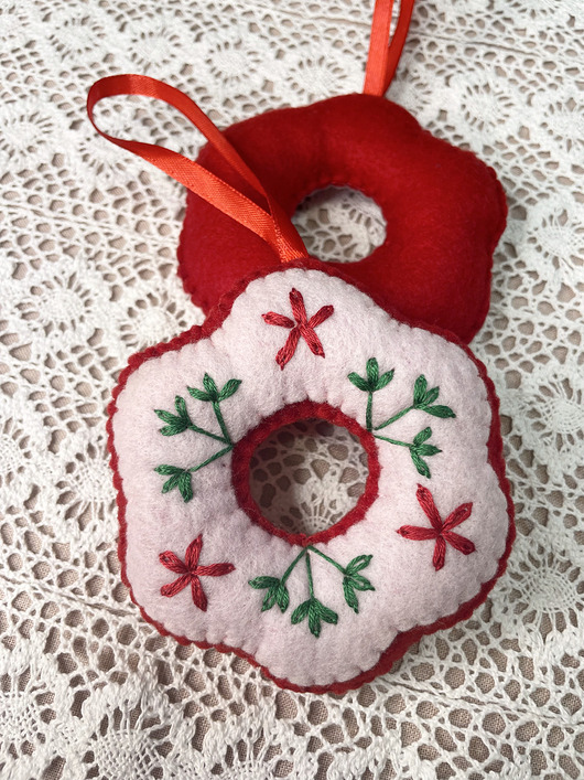 ozdoby choinkowe Zestaw świątecznych zawieszek #02