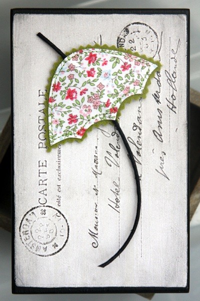 Parasolka w łączkę made by agah