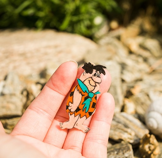 broszki Fred Flintstone